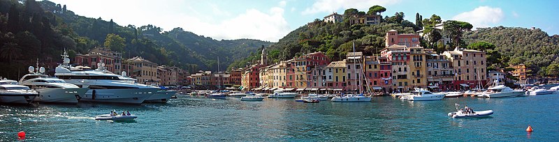 Panoramikong tanaw sa Portofino