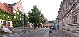 Konrad-Anenauer Straße i den gamle bydel