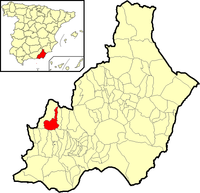 Localização de Abrucena