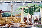 Mosaico de Carlos Sobrino na Alameda de Pontevedra