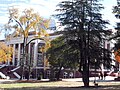 Built in 1906 and completely renovated in 2013, Tompkins Hall serves as the primary student dining facility and student center. The building includes a ballroom, an auditorium, a game room, a retail restaurant, and a 24-hour student study with healthy food vending machines. It is home to the offices of the Student Government Association.