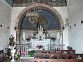 The Interior of the chapel of Notre-Dame du Rosaire