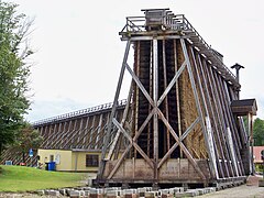 Exemple de bâtiment de graduation, ici au musée Borlach de Bad Dürrenberg.