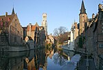 View of Bruges' city centre