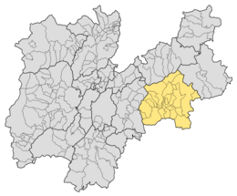 Comunità Valsugana e Tesino C3 – Localizzazione