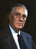 Photographic portrait of Franklin D. Roosevelt