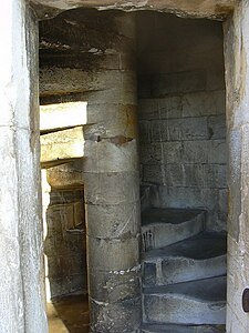 Inner staircase from sixth to seventh floor