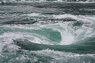 Naruto whirlpools in Naruto, Tokushima, which inspired the shape of narutomaki