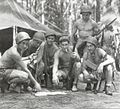 Des hommes du 3rd Parachute Battalion sur Velle Lavella en 1943