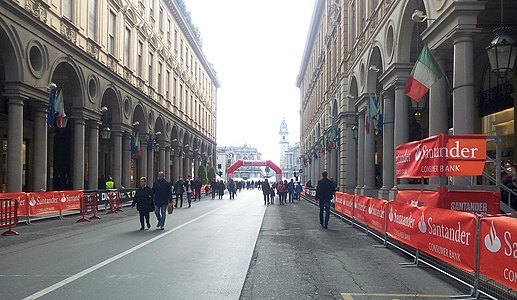 Sponsorizzazione della mezza maratona internazionale "La Mezza di Torino" nel 2017 a Torino