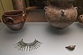 Potteries and fibula from the Grave of Gospić-Lipe, late Bronze Age, Eighth century BC.