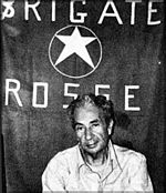 Aldo Moro som Röda brigadernas fånge.