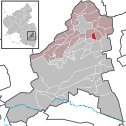 Läget för Bissersheim i Landkreis Bad Dürkheim