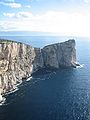 El cap de la Caça, vista aèria des del nord