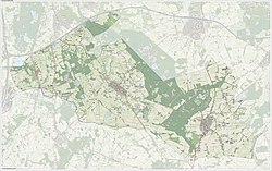 Topografisk kort af kommunen