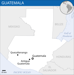 Lokasi Guatemala