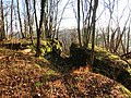 Burg Hopfach, Felsabgang am Burgareal