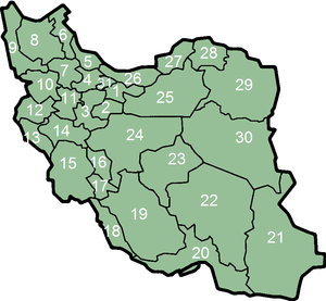 Provinces of Iran.