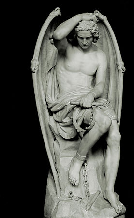 Le Génie du Mal, gant Guillaume Geefs (1805-1883)