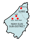 Map of Subis District, Sarawak 砂拉越州苏必县地图