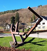 Stahlskulptur Tom Koesel 2003