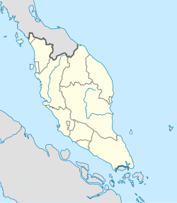 Tanjung Agas is located in Peninsular Malaysia