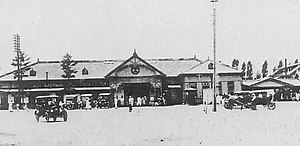 Bahnhof Pjöngjang während der japanischen Kolonialzeit