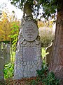 Grave of a Prussian officer at the Jewish cemetery