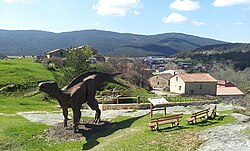 Skyline of Regumiel de la Sierra