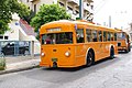 Historischer Fiat 656F-O-Bus aus der Anfangszeit des Betriebs in Piräus