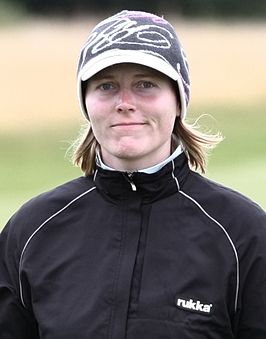 Hauert op het Women's British Open in 2009