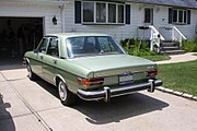 Audi 100 US-Modell (1974–1977), Heckansicht