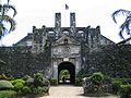 Unoccupied bell-gable at Fort San Pedro, in Cebú, Philippines.