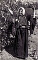 A Palestinian woman from Hebron wearing Palestinian traditional dress in 1947