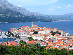 pogled na Korčulu