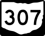 State Route 307 marker