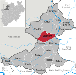 Stadtlohn – Mappa