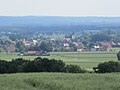 Gezicht op Vörden vanaf de ruim 100 m hoge Dreesberg