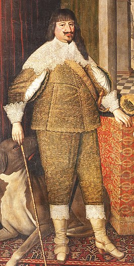 Portret van keurvorst Georg Willem van Brandenburg door Matthias Czwiczek, 1635.