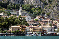 Skyline of Limone sul Garda