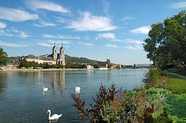 The Moselle river near Pont-à-Mousson