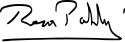 Reza Pahlavi's signature