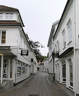 Storgata i Grimstad.