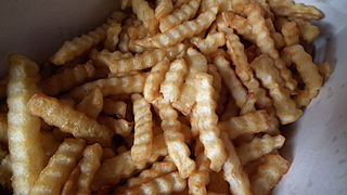 Wavy French fries sold in a Canadian supermarket