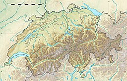 Bleienbachs läge i Schweiz