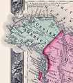 Image 51860 map of Russian America (from History of Alaska)