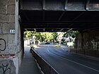 Bahnhofstraße, Blick durch die S-Bahnbrücke