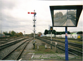 A picture of Banbury station. The picture is date stamped.