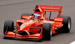 Jeroen Bleekemolen voor Nederland in de A1GP.