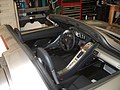 Porsche Carrera GT Interior - Note placement of the gear selector immediately adjacent to the steering wheel